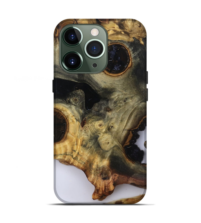 iPhone 13 Pro Wood Live Edge Phone Case - Leonard (Clear, 818928)
