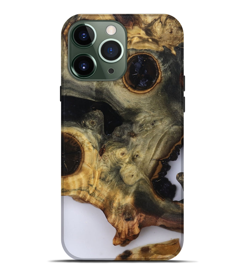 iPhone 13 Pro Max Wood Live Edge Phone Case - Leonard (Clear, 818928)