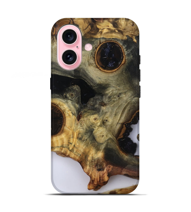 iPhone 17 Wood Live Edge Phone Case - Leonard (Clear, 818928)