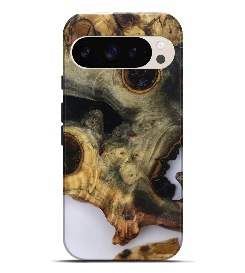 Pixel 10 Pro XL Wood Live Edge Phone Case - Leonard (Clear, 818928)