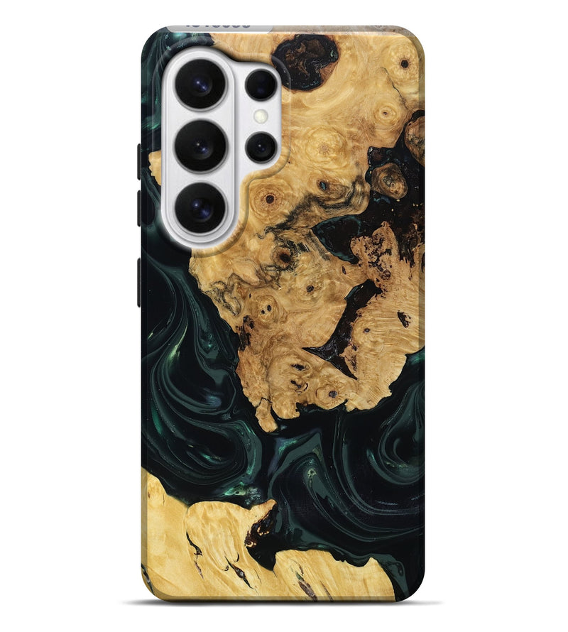Galaxy S26 Ultra Wood Live Edge Phone Case - Iyanna (Green, 818933)