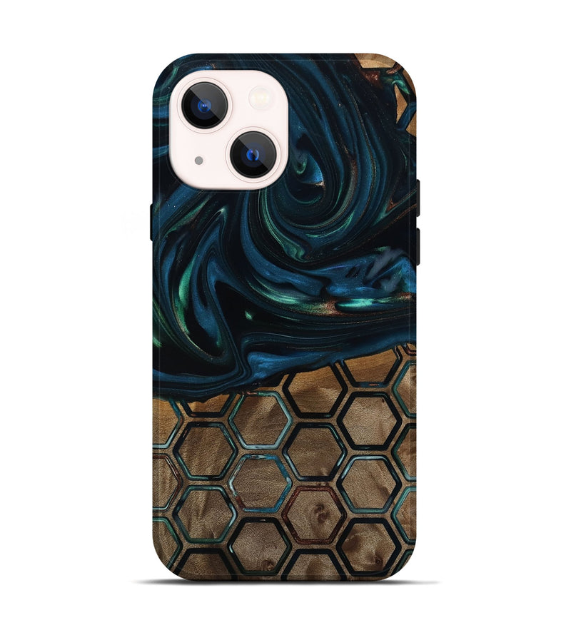 iPhone 14 Wood Live Edge Phone Case - Braedon (Pattern, 818936)