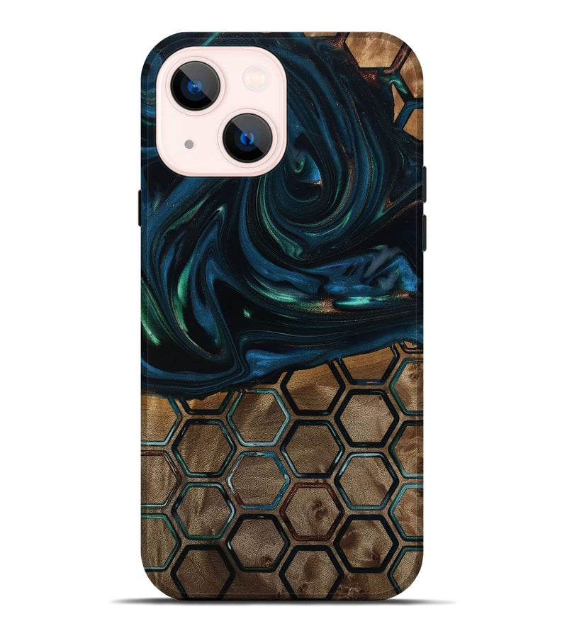 iPhone 14 Plus Wood Live Edge Phone Case - Braedon (Pattern, 818936)