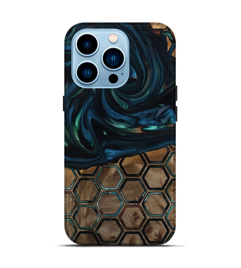 iPhone 14 Pro Wood Live Edge Phone Case - Braedon (Pattern, 818936)