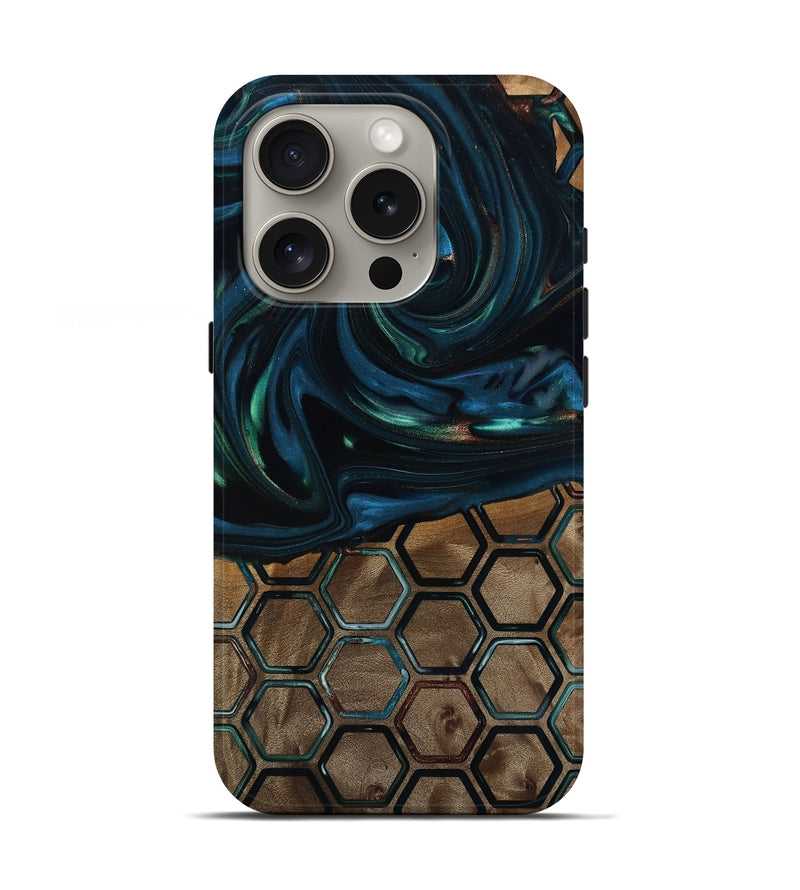 iPhone 16 Pro Wood Live Edge Phone Case - Braedon (Pattern, 818936)
