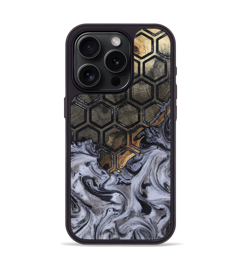iPhone 15 Pro Wood Phone Case - Ezra (Pattern, 818947)