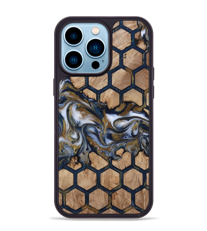 iPhone 14 Pro Max Wood Phone Case - Xiomara (Pattern, 818955)