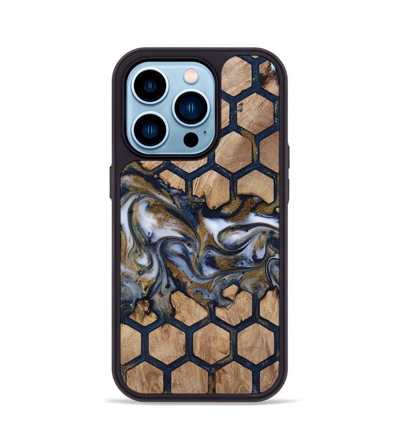 iPhone 14 Pro Wood Phone Case - Xiomara (Pattern, 818955)