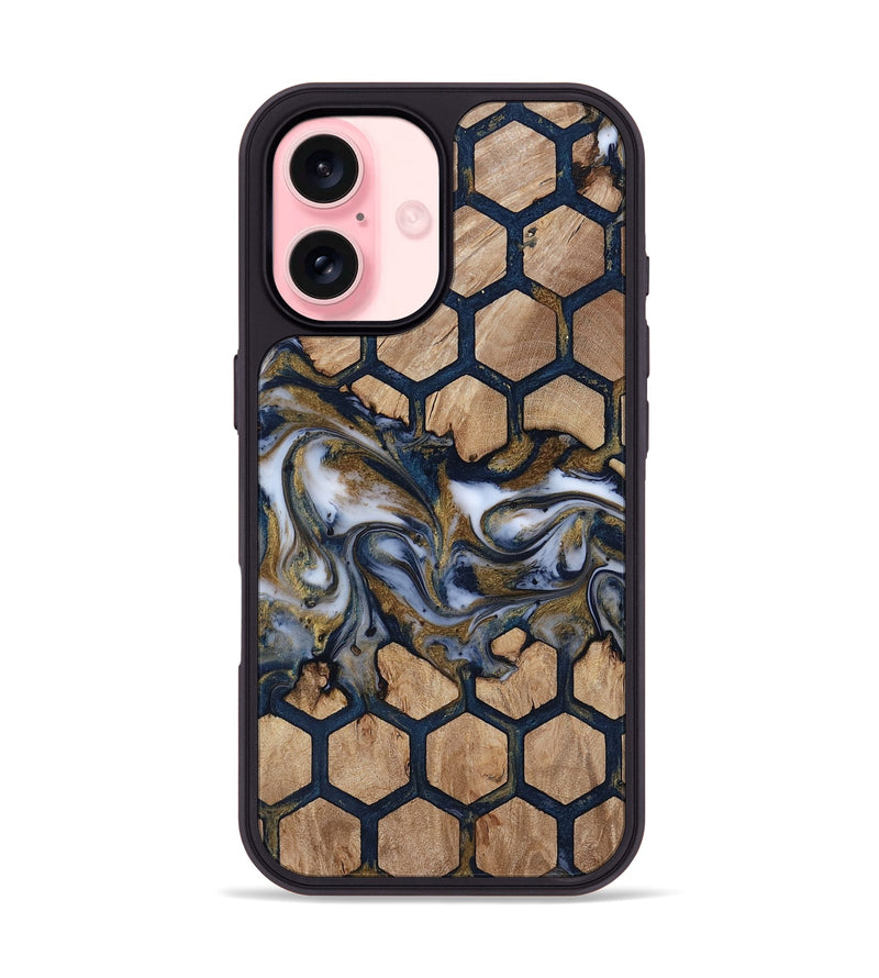 iPhone 16 Wood Phone Case - Xiomara (Pattern, 818955)