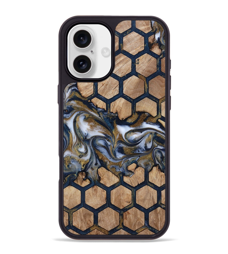 iPhone 16 Plus Wood Phone Case - Xiomara (Pattern, 818955)