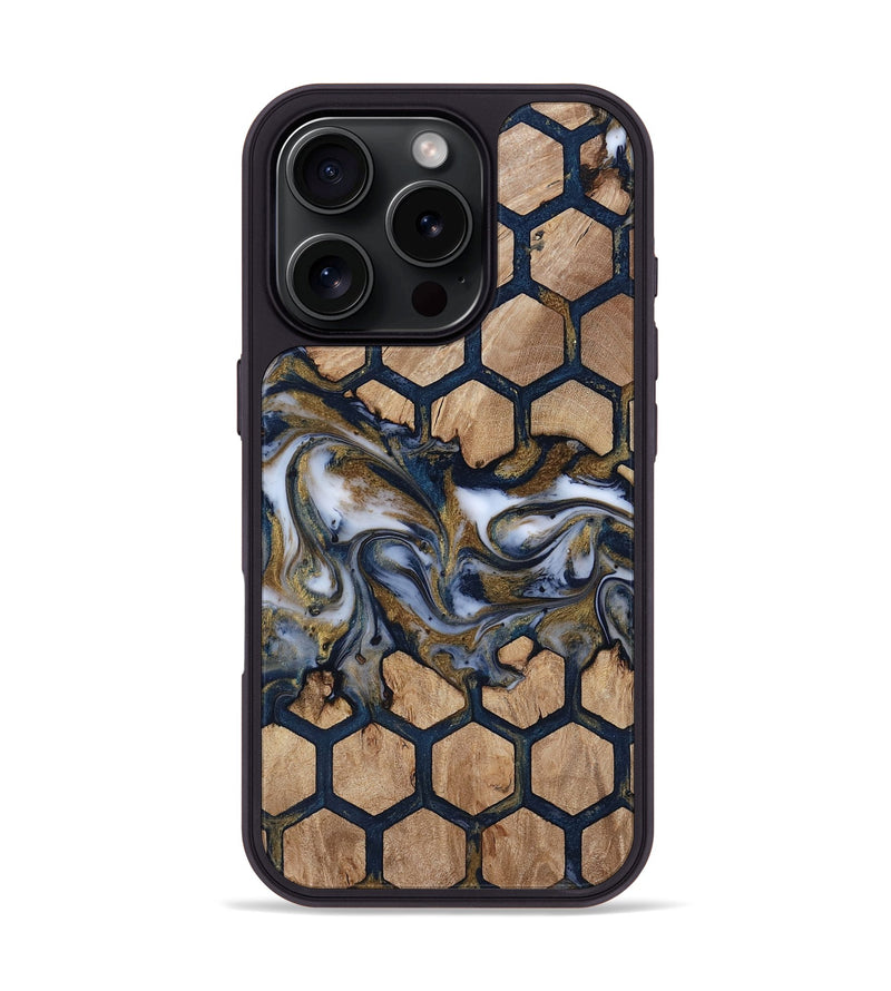 iPhone 16 Pro Wood Phone Case - Xiomara (Pattern, 818955)