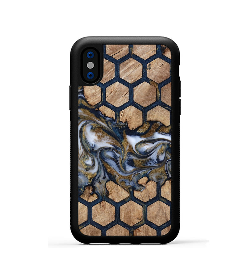 iPhone Xs Wood Phone Case - Xiomara (Pattern, 818955)