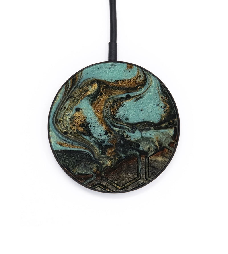 Circle Wood Wireless Charger - Kenny (Pattern, 818957)