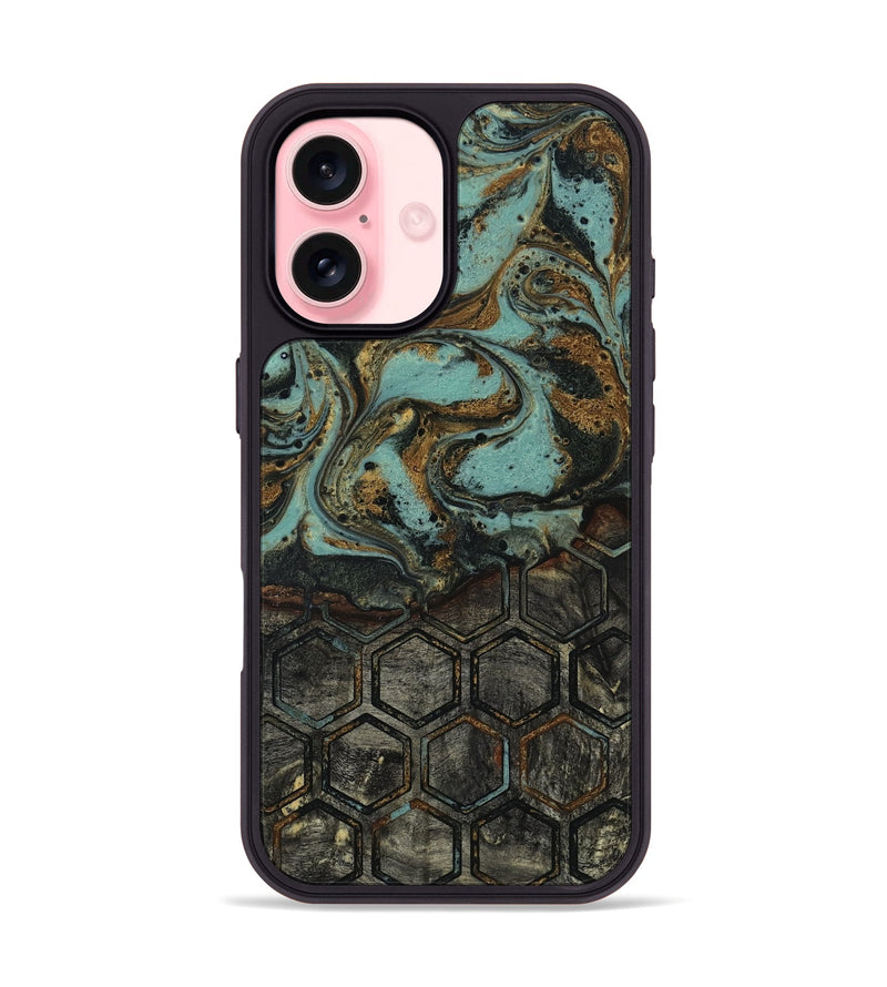 iPhone 16 Wood Phone Case - Kenny (Pattern, 818957)