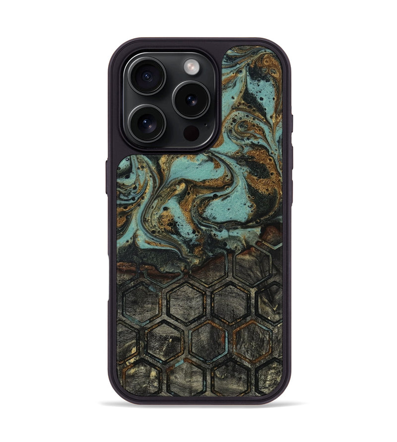 iPhone 16 Pro Wood Phone Case - Kenny (Pattern, 818957)