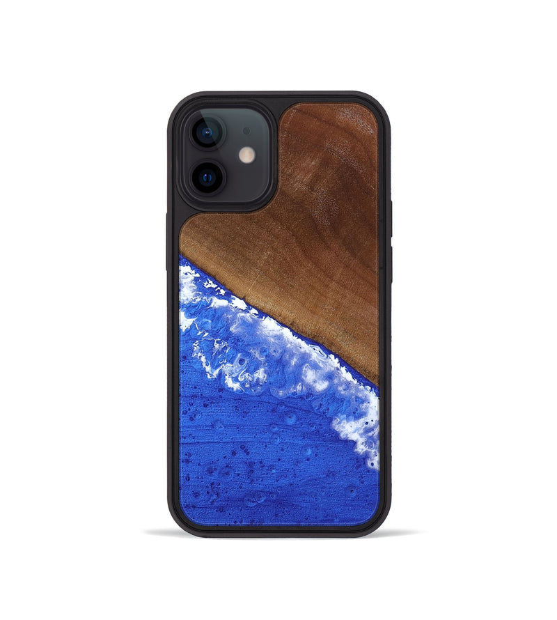 iPhone 12 mini Wood Phone Case - Iris (Coastal, 818970)