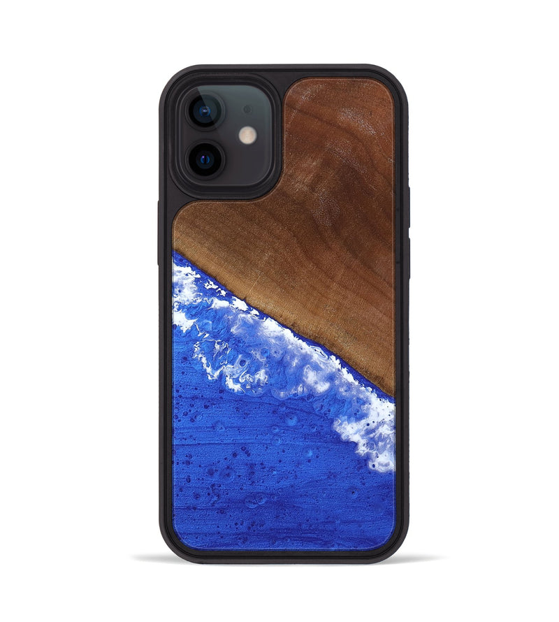 iPhone 12 Wood Phone Case - Iris (Coastal, 818970)