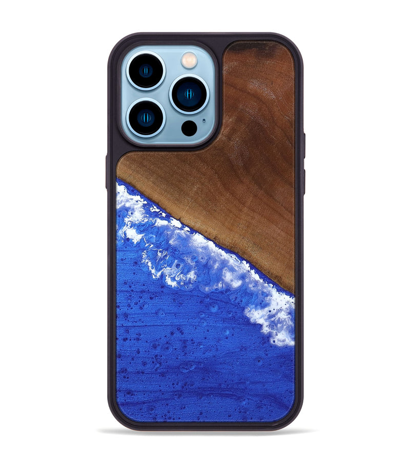 iPhone 14 Pro Max Wood Phone Case - Iris (Coastal, 818970)