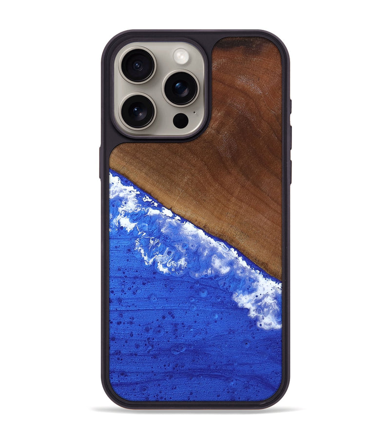 iPhone 15 Pro Max Wood Phone Case - Iris (Coastal, 818970)