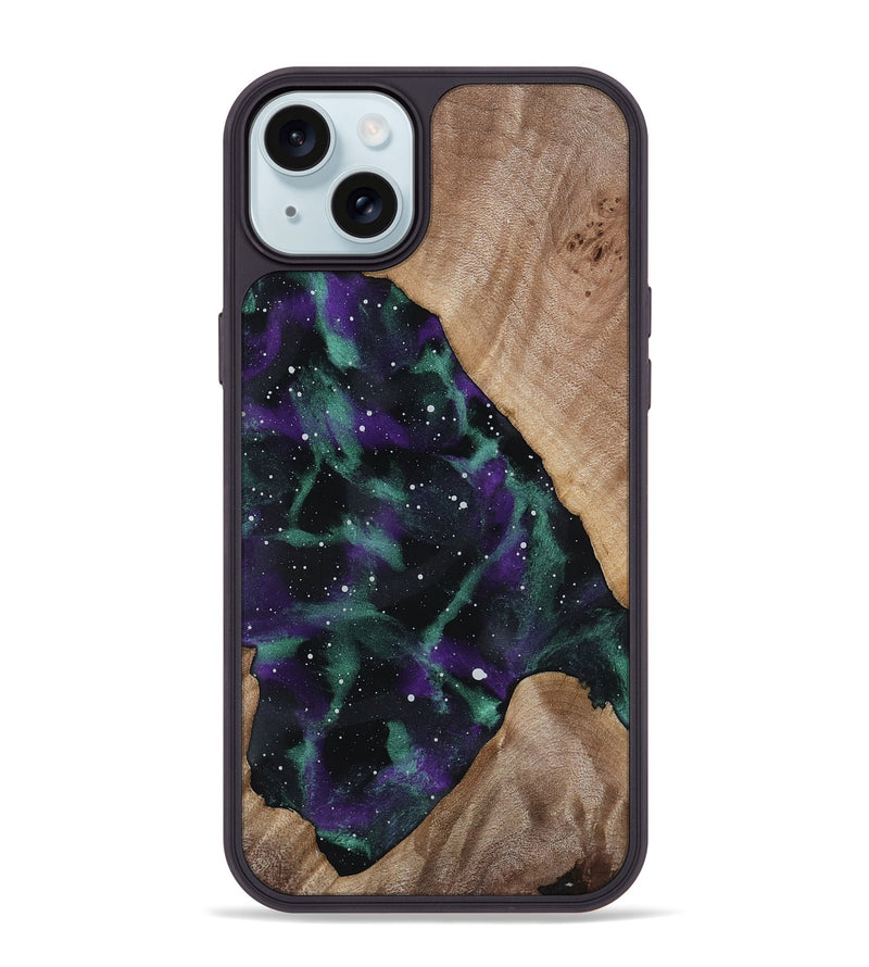 iPhone 15 Plus Wood Phone Case - Vaughn (Cosmos, 818986)