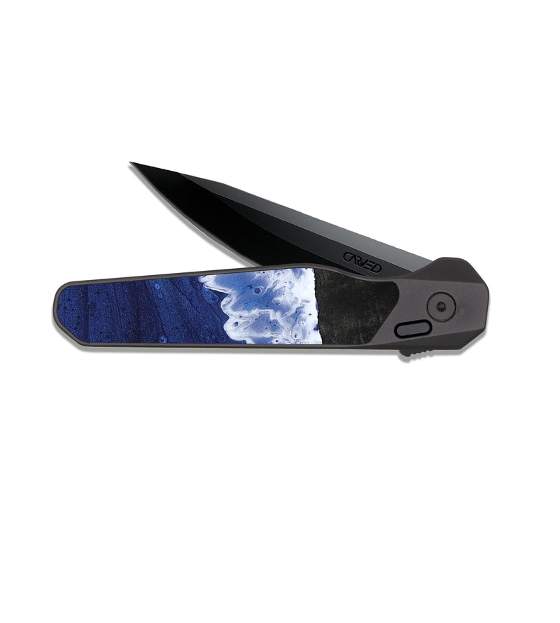 EDC Dark Slate Wood Pocket Knife - Justice (Coastal, 818996)