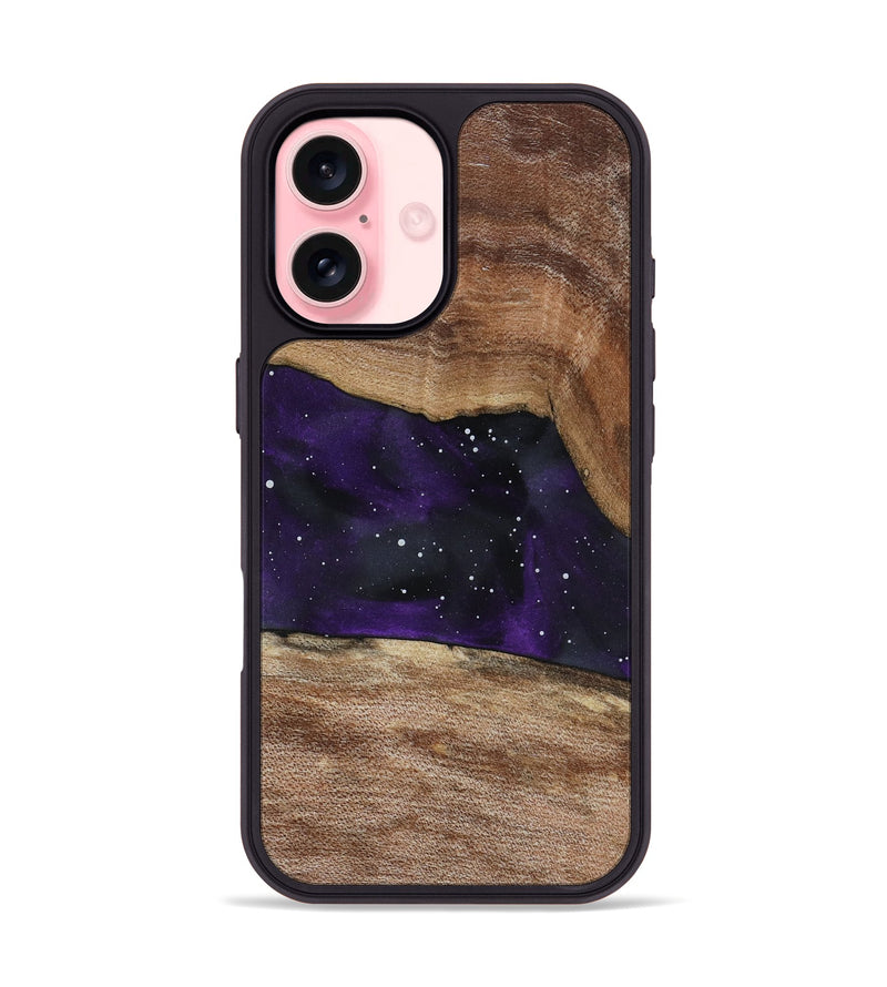 iPhone 16 Wood Phone Case - Kaley (Cosmos, 819027)
