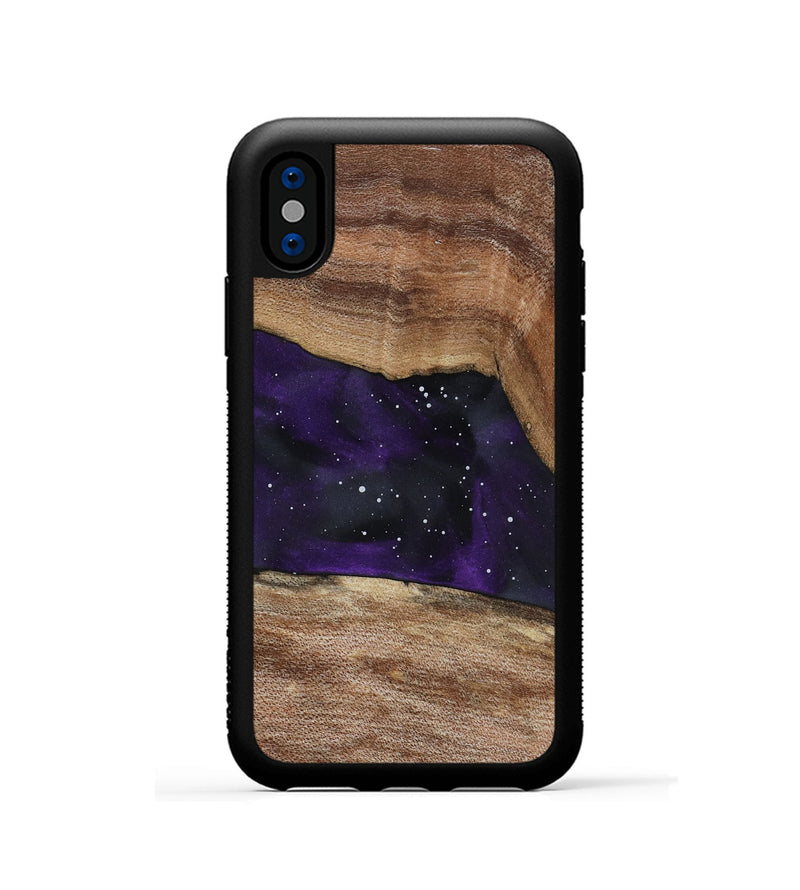 iPhone Xs Wood Phone Case - Kaley (Cosmos, 819027)