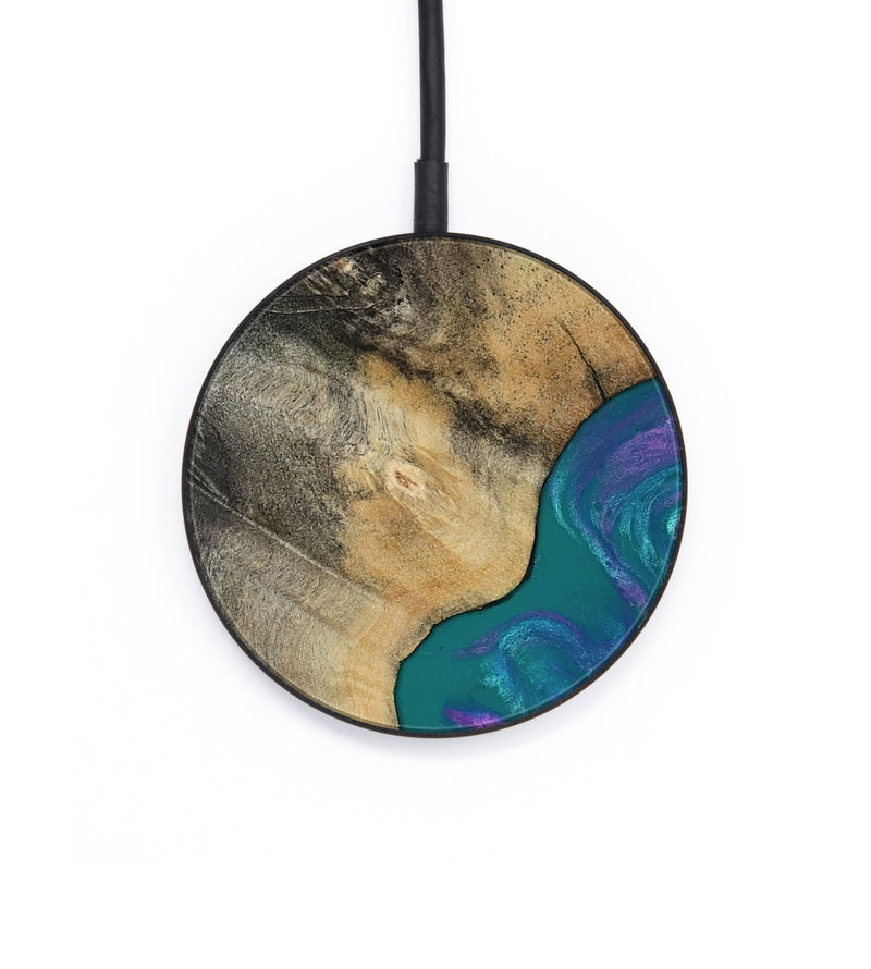 Circle Wood Wireless Charger - Marilee (Purple, 819029)