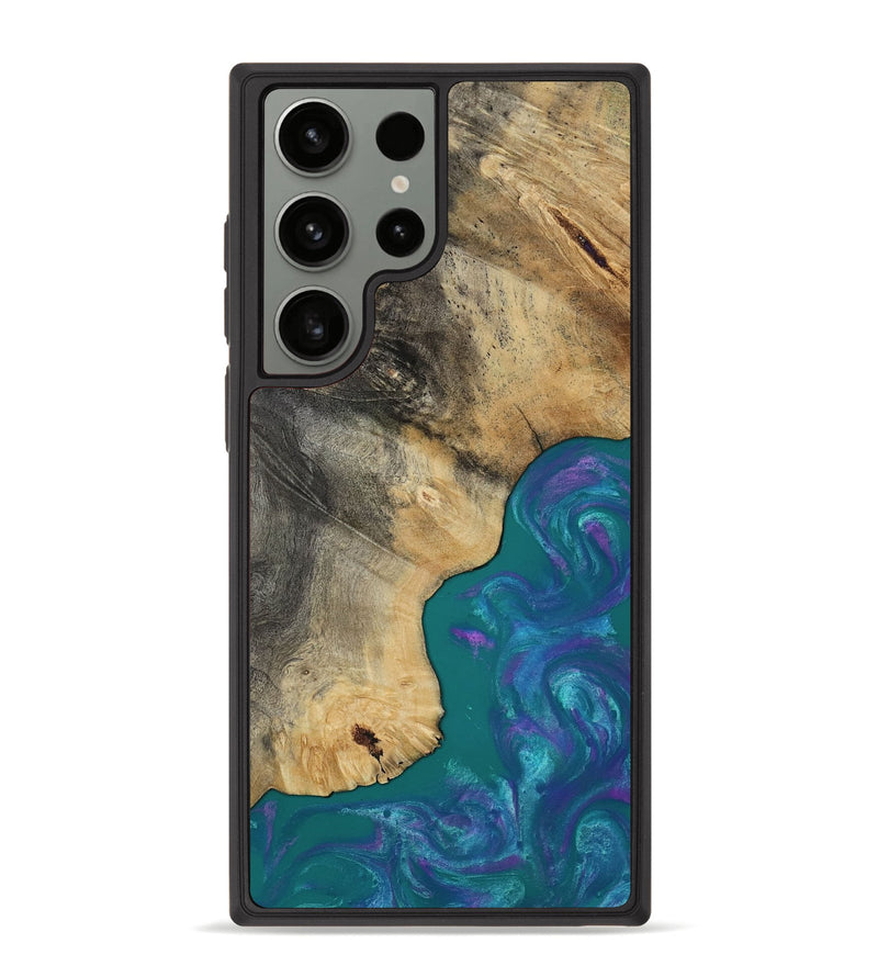 Galaxy S23 Ultra Wood Phone Case - Marilee (Purple, 819029)