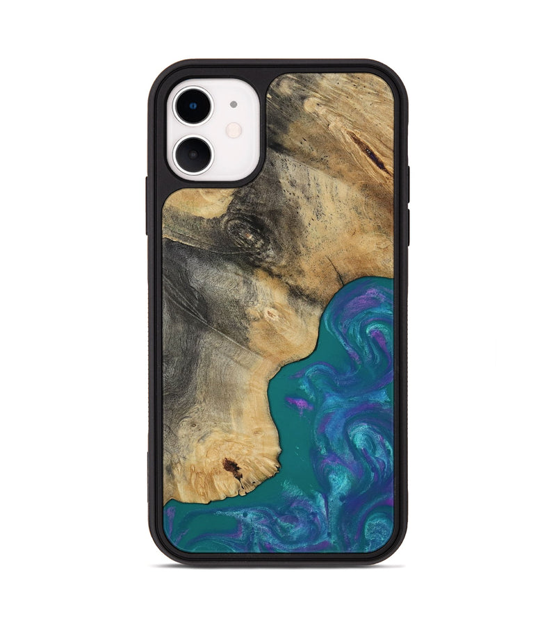 iPhone 11 Wood Phone Case - Marilee (Purple, 819029)