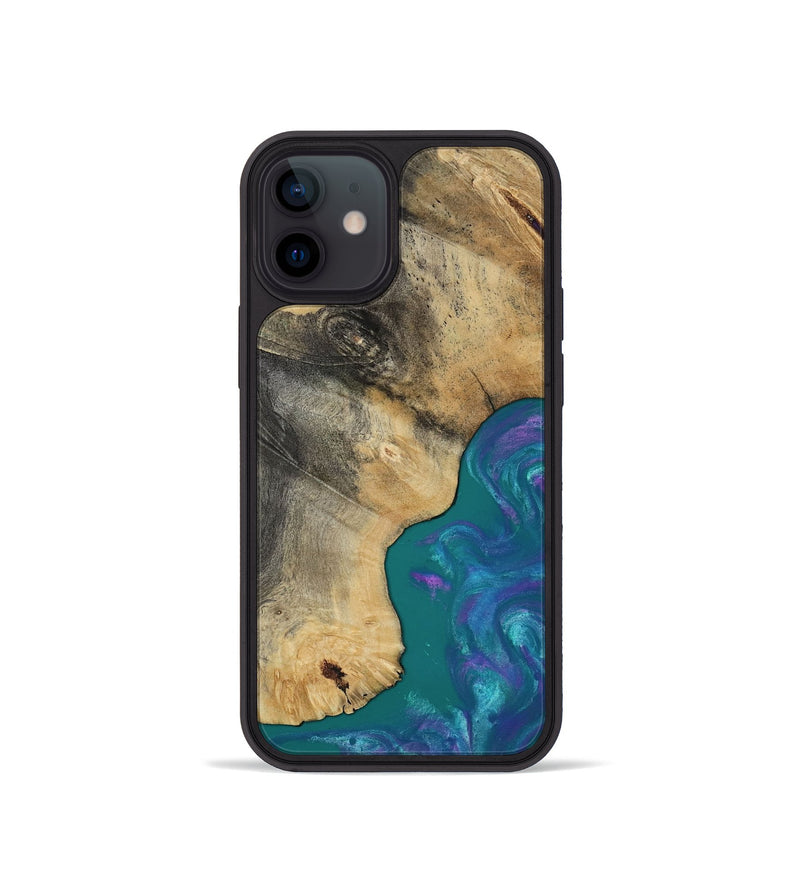 iPhone 12 mini Wood Phone Case - Marilee (Purple, 819029)