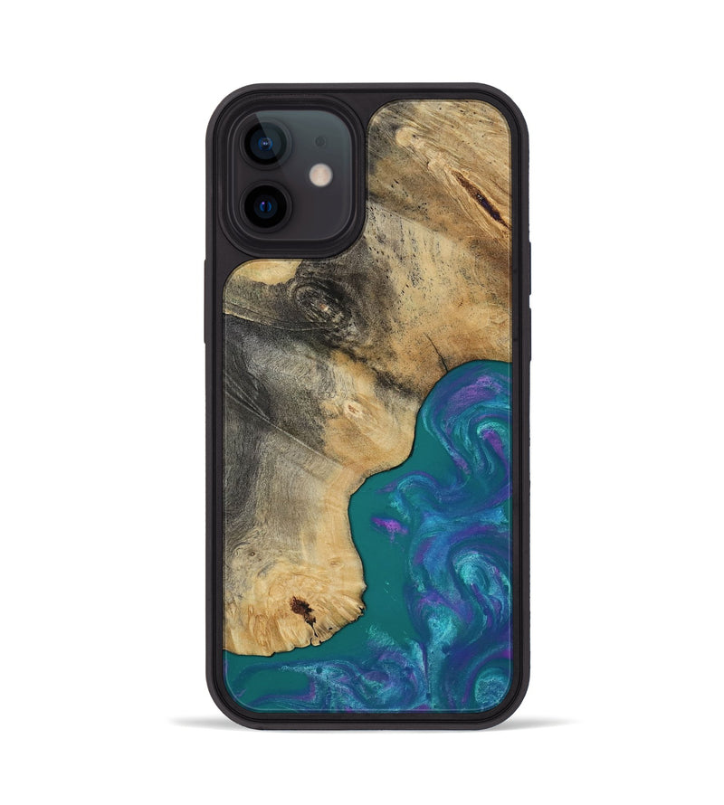 iPhone 12 Wood Phone Case - Marilee (Purple, 819029)