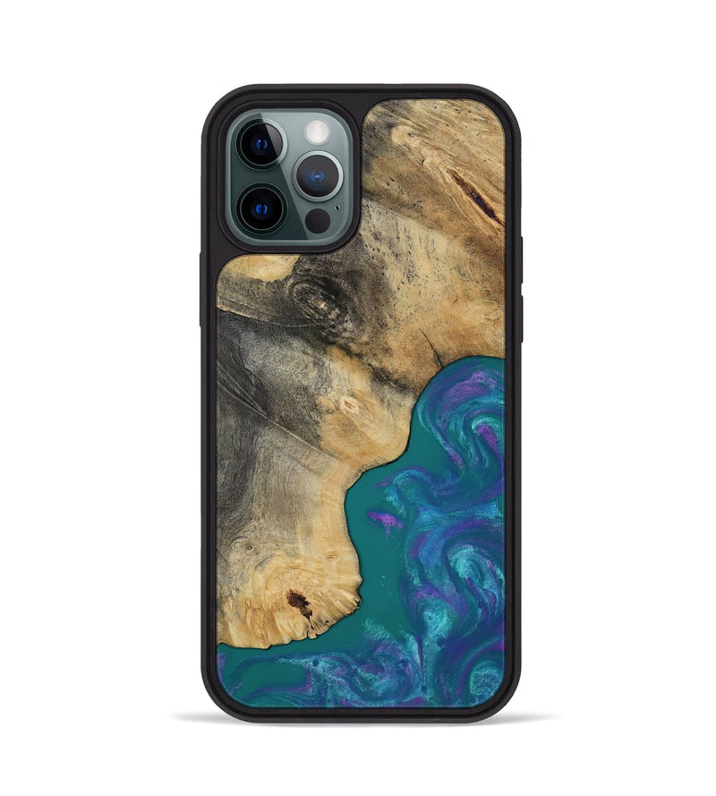 iPhone 12 Pro Wood Phone Case - Marilee (Purple, 819029)