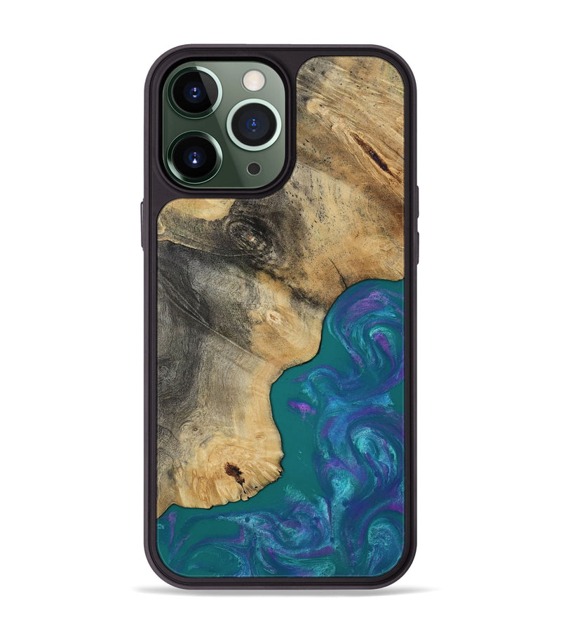 iPhone 13 Pro Max Wood Phone Case - Marilee (Purple, 819029)