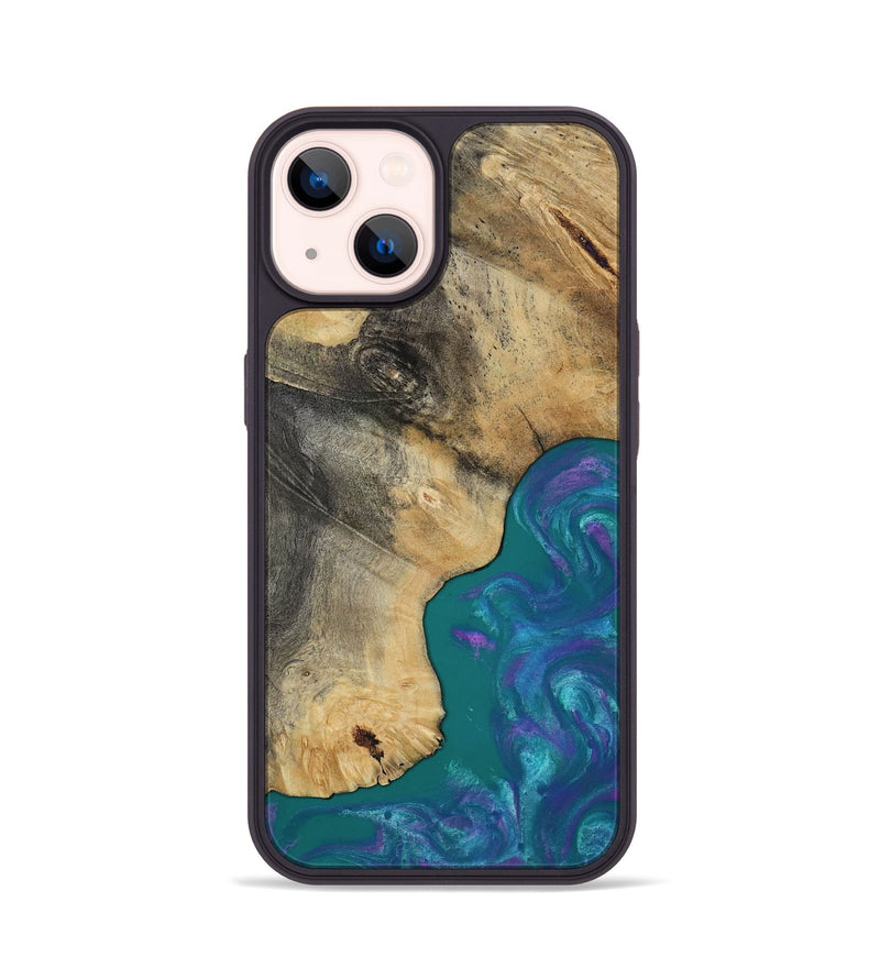 iPhone 14 Wood Phone Case - Marilee (Purple, 819029)