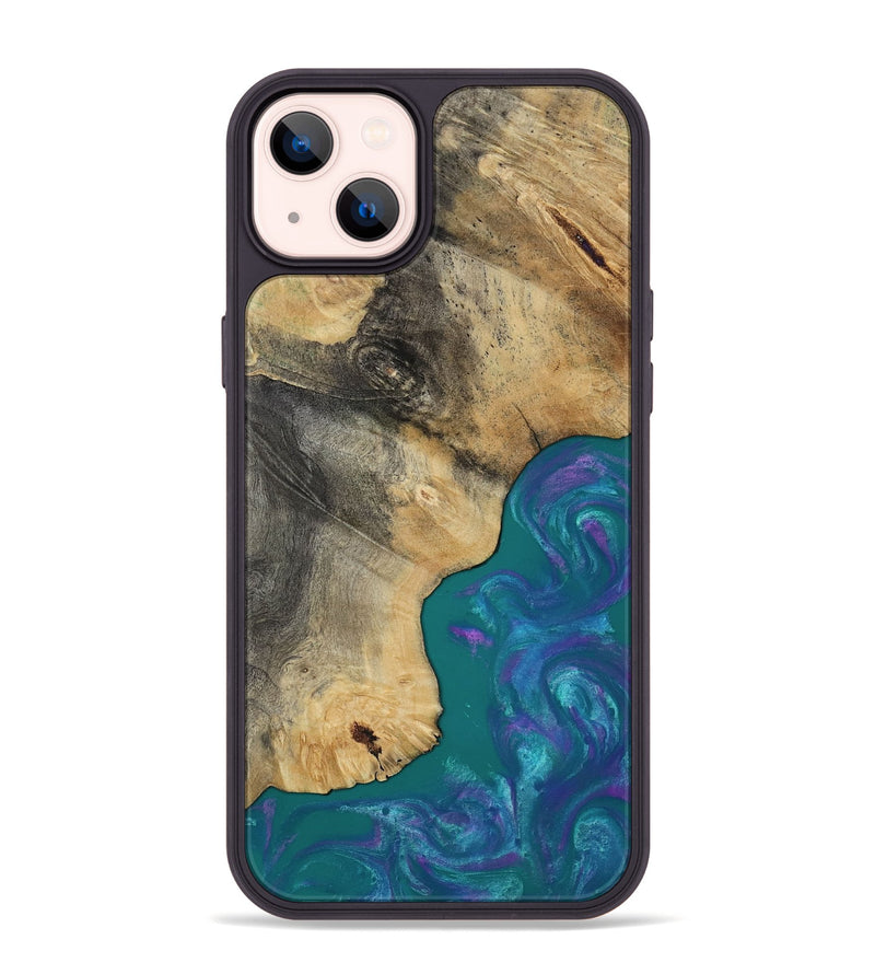 iPhone 14 Plus Wood Phone Case - Marilee (Purple, 819029)