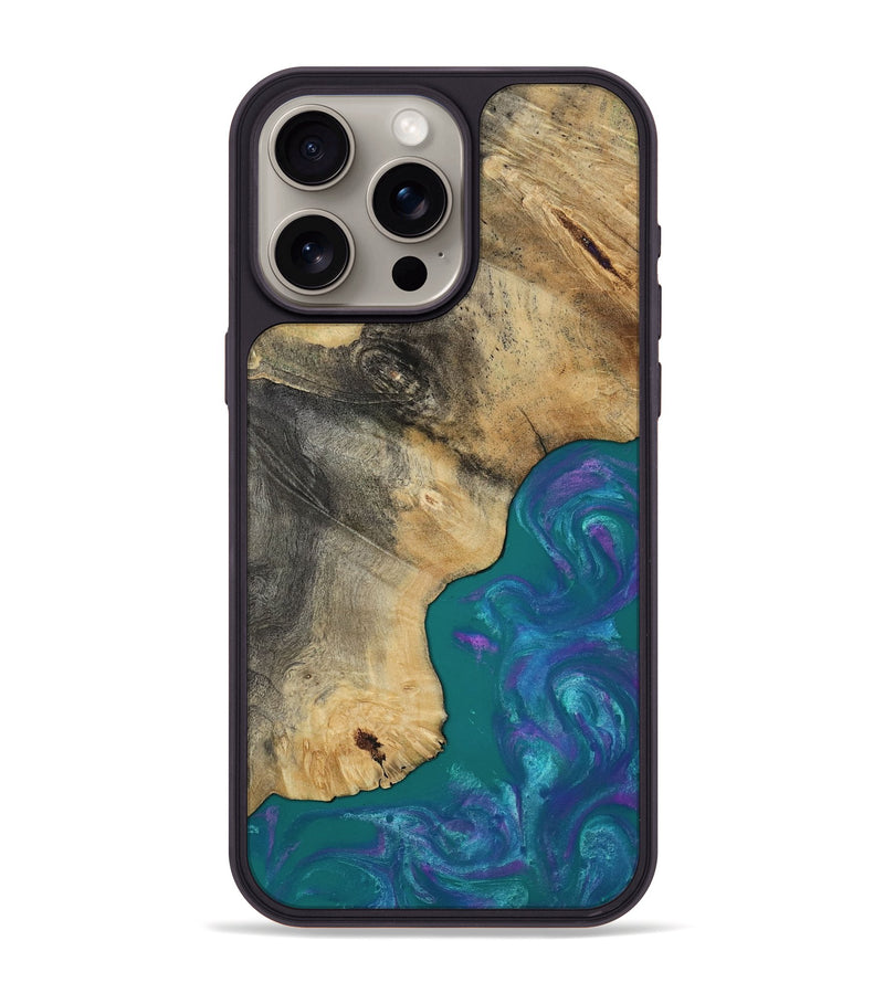 iPhone 15 Pro Max Wood Phone Case - Marilee (Purple, 819029)