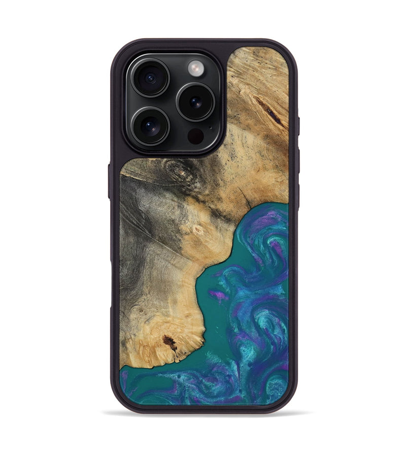 iPhone 16 Pro Wood Phone Case - Marilee (Purple, 819029)