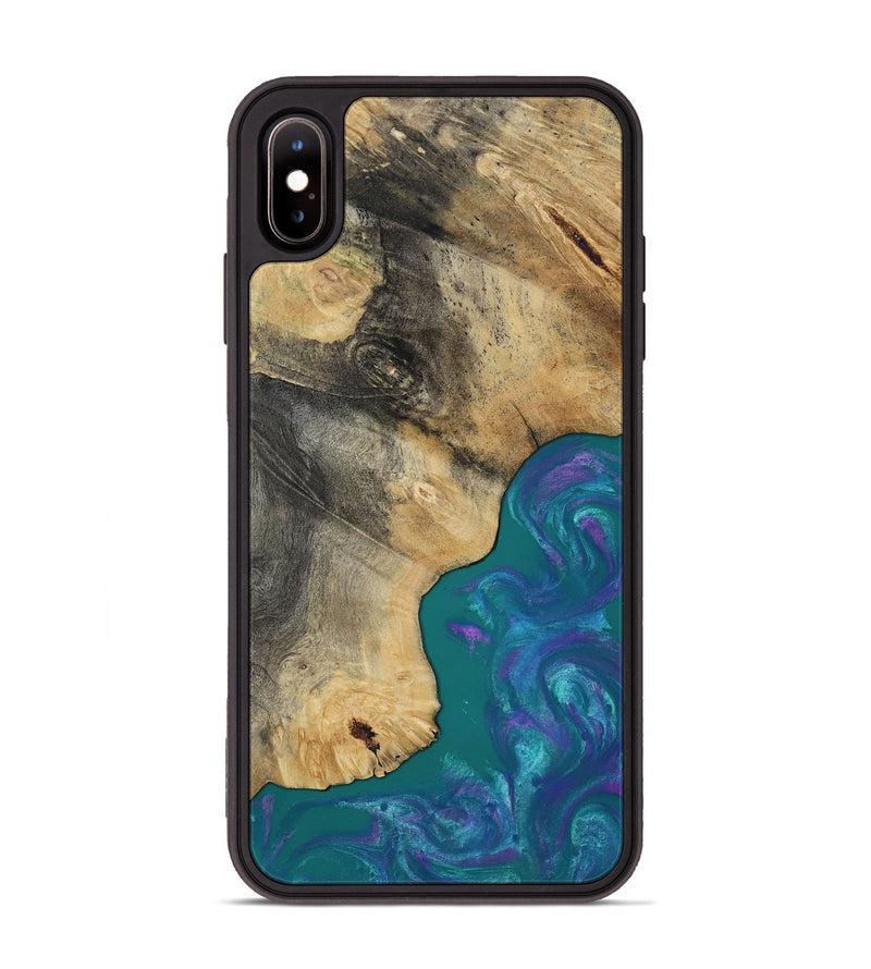 iPhone Xs Max Wood Phone Case - Marilee (Purple, 819029)