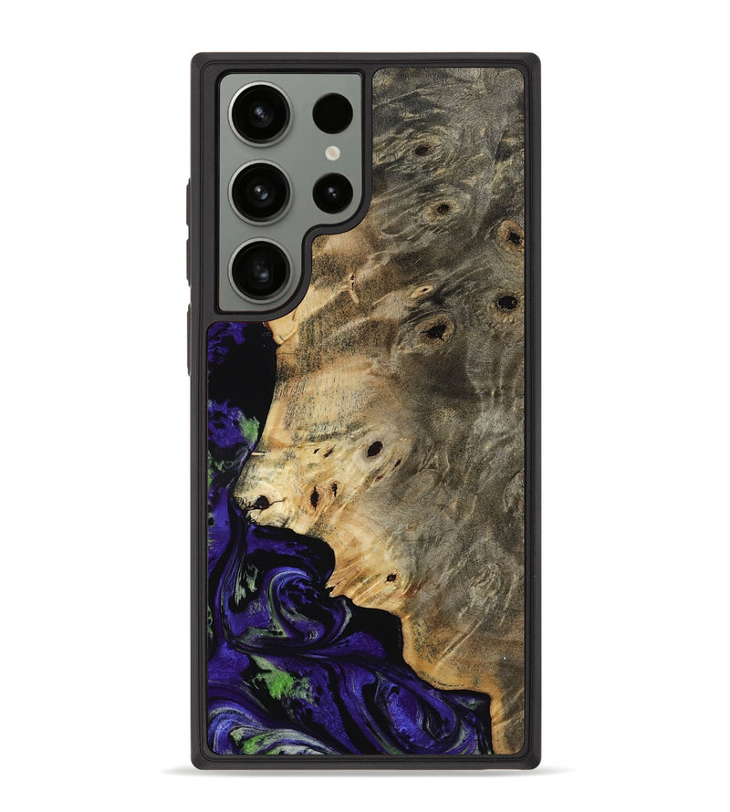 Galaxy S23 Ultra Wood Phone Case - Karim (Purple, 819030)