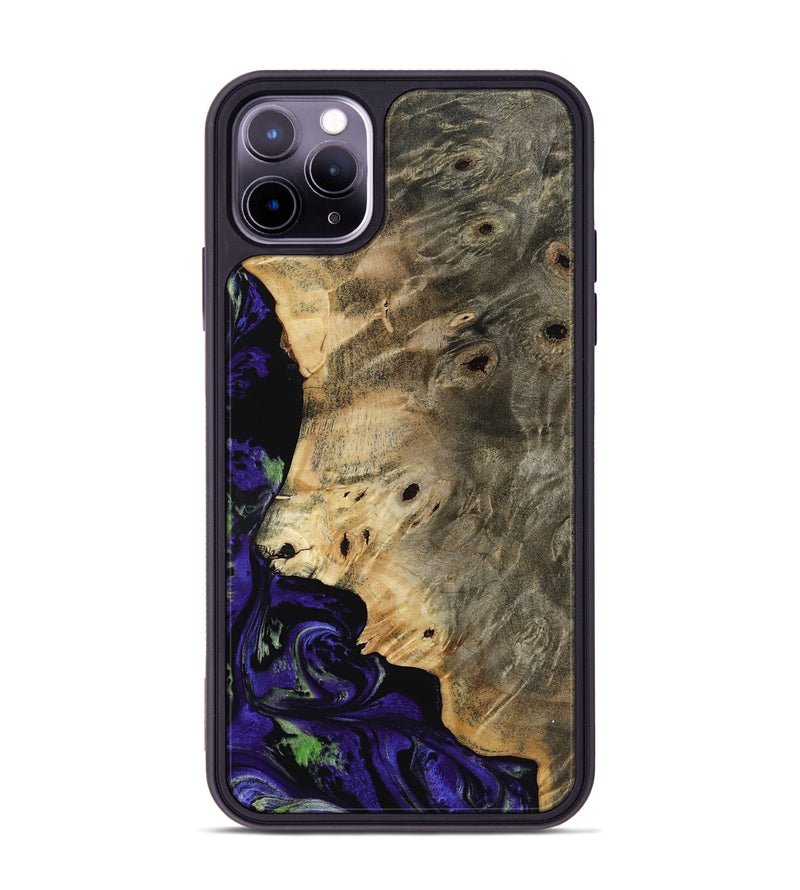 iPhone 11 Pro Max Wood Phone Case - Karim (Purple, 819030)