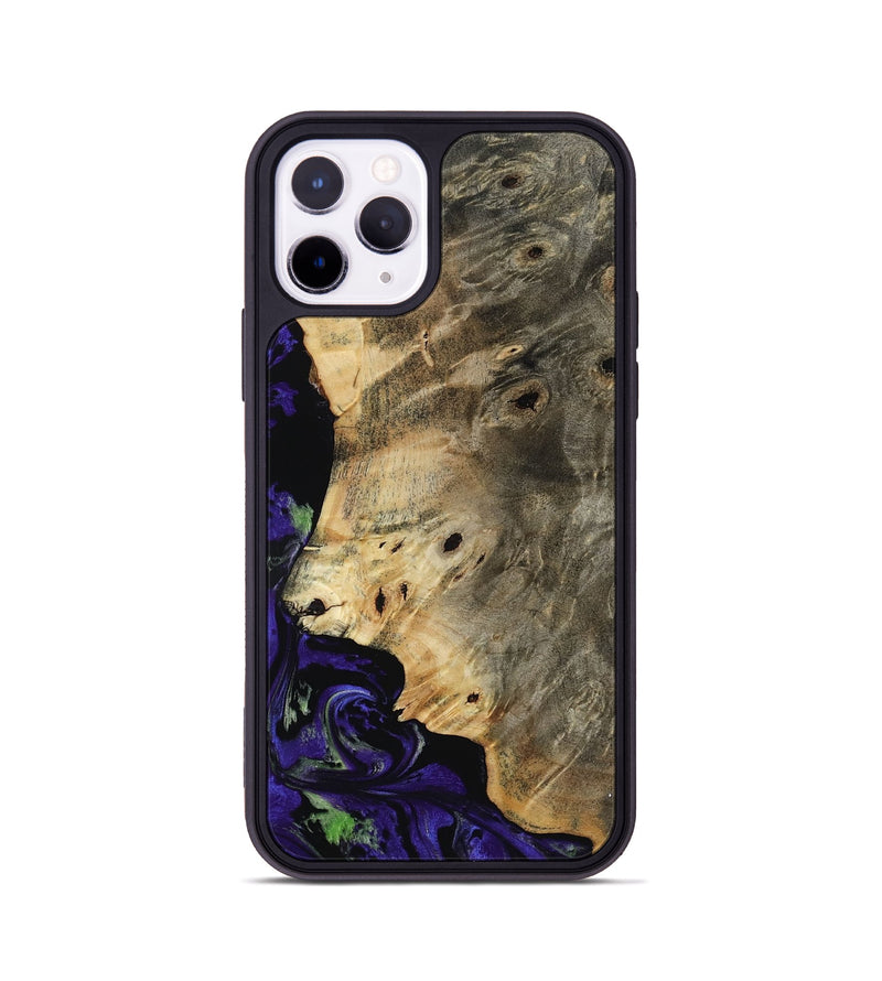 iPhone 11 Pro Wood Phone Case - Karim (Purple, 819030)