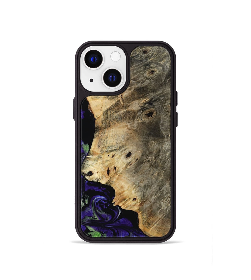 iPhone 13 mini Wood Phone Case - Karim (Purple, 819030)