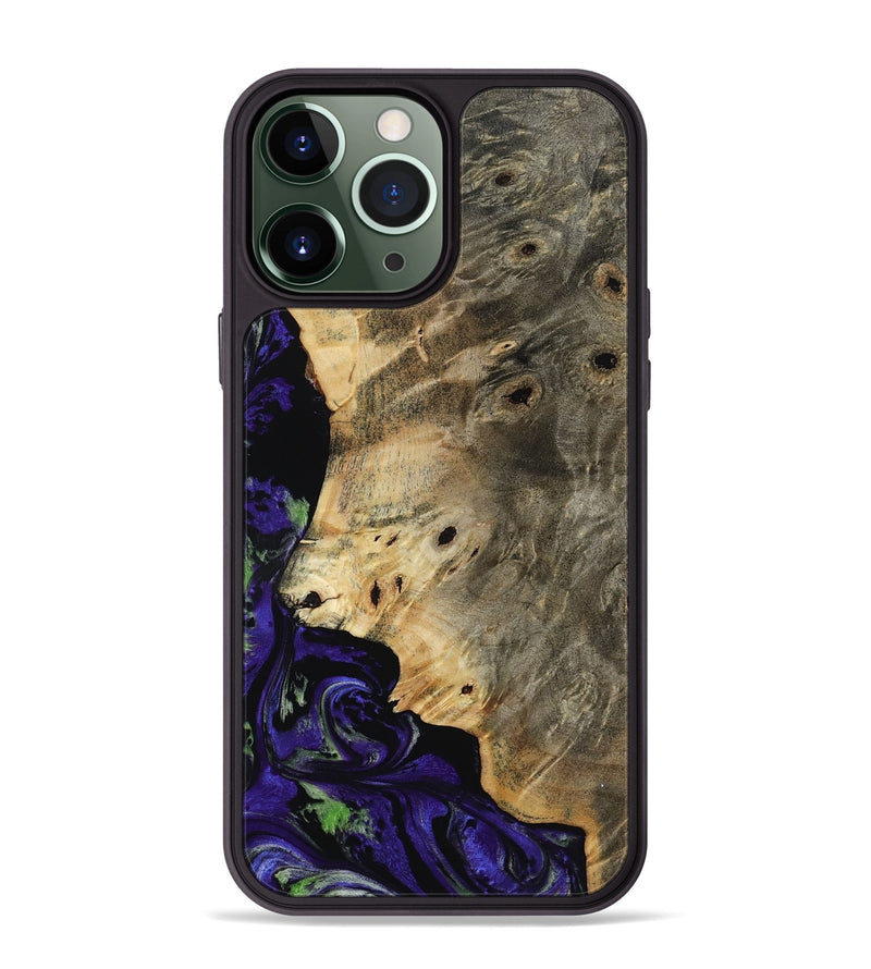 iPhone 13 Pro Max Wood Phone Case - Karim (Purple, 819030)
