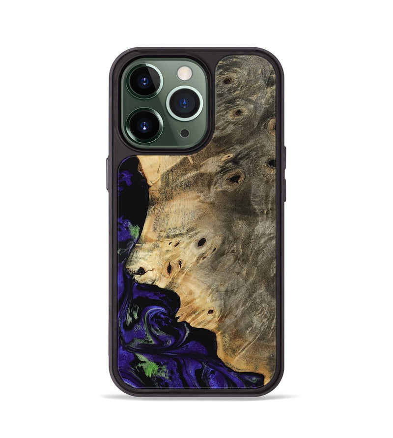 iPhone 13 Pro Wood Phone Case - Karim (Purple, 819030)