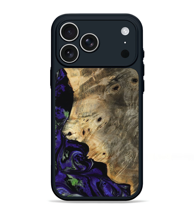 iPhone 17 Pro Max Wood Phone Case - Karim (Purple, 819030)