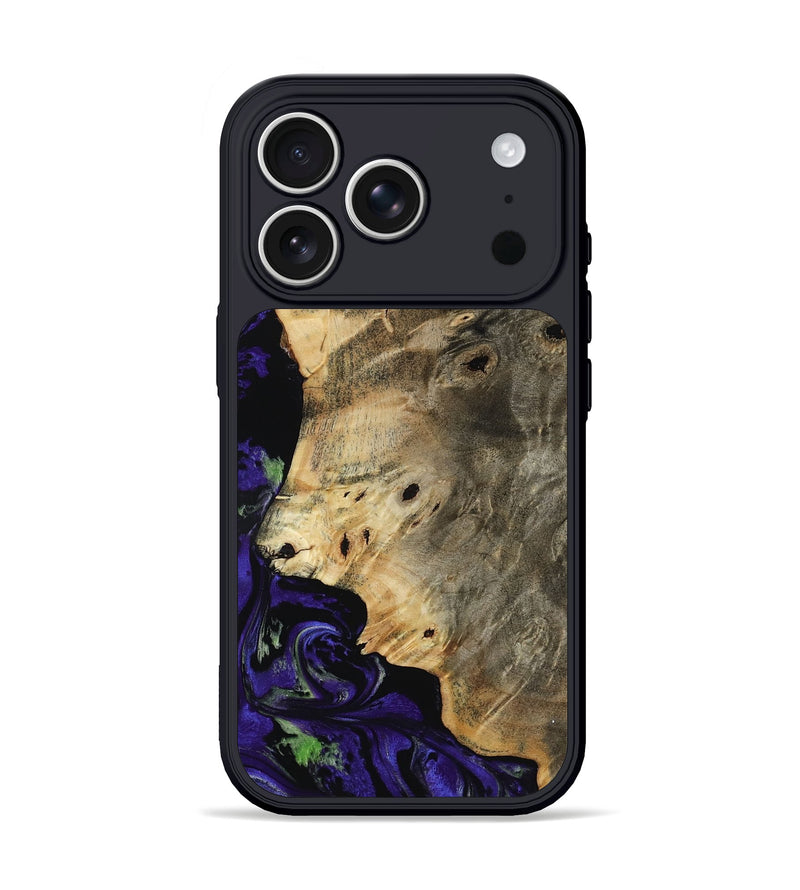 iPhone 17 Pro Wood Phone Case - Karim (Purple, 819030)