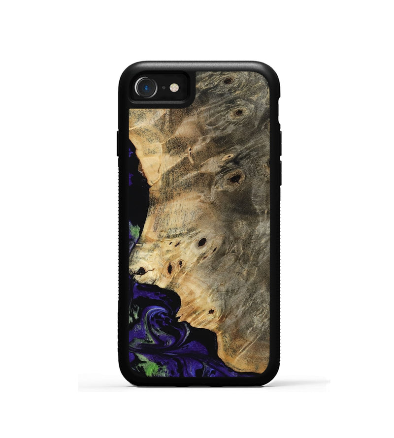 iPhone SE Wood Phone Case - Karim (Purple, 819030)