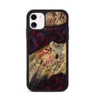 iPhone 11 Wood Phone Case - Adyson (Red, 819033)