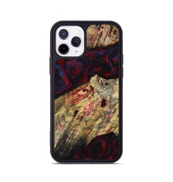 iPhone 11 Pro Wood Phone Case - Adyson (Red, 819033)